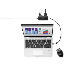 Hub de Viagem HP 235N8AA (VGA HDMI USB USB-C - Fêmea - Preto)