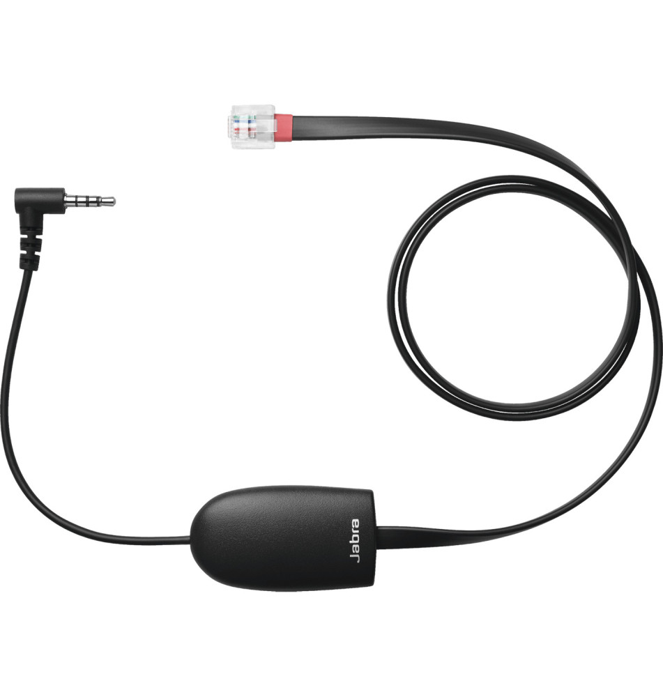 Cabo de Áudio JABRA GN9120 (3,5mm EHS - 88cm - Preto)