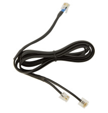 Cabo para Auricular JABRA DHSG (Macho Macho - 1,2m - Preto)