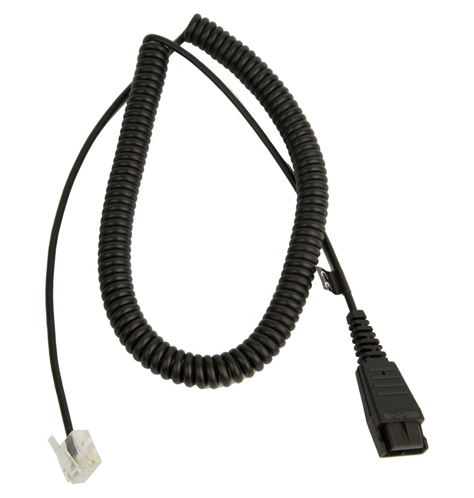 Cabo para Headset JABRA LINK(TM) (QD RJ-45 - 2m - Preto)