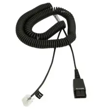 Cabo para Headset JABRA (QD RJ-45 - 0,5m - Preto)