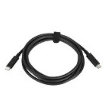 Cabo LENOVO 4X90Q59480 (USB-C 2x - Macho Macho - Preto)