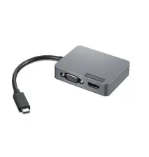 Docking Station LENOVO 4X91A30366 (VGA HDMI RJ-45 USB - 60Hz - Cinzento)