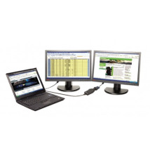 Adaptador para Monitor LENOVO (USB DVI VGA - Macho Fêmea - Preto)