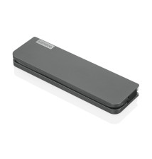Mini Docking Station LENOVO (USB HDMI VGA RJ-45 3,5mm USB-C - 65W - Cinzento)