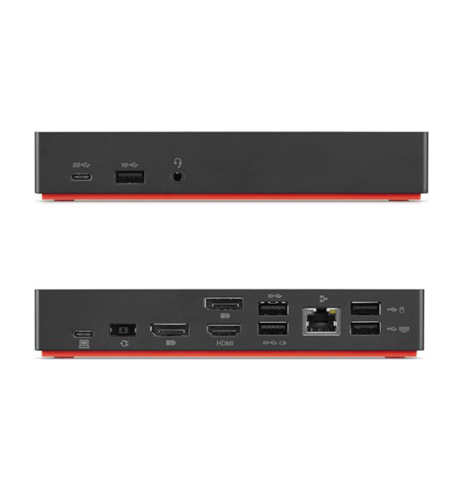 Docking Station ORIGIN STORAGE 40AF0135EU (USB-C DisplayPort HDMI USB RJ-45 3,5mm - 135W - Cinzento Vermelho)
