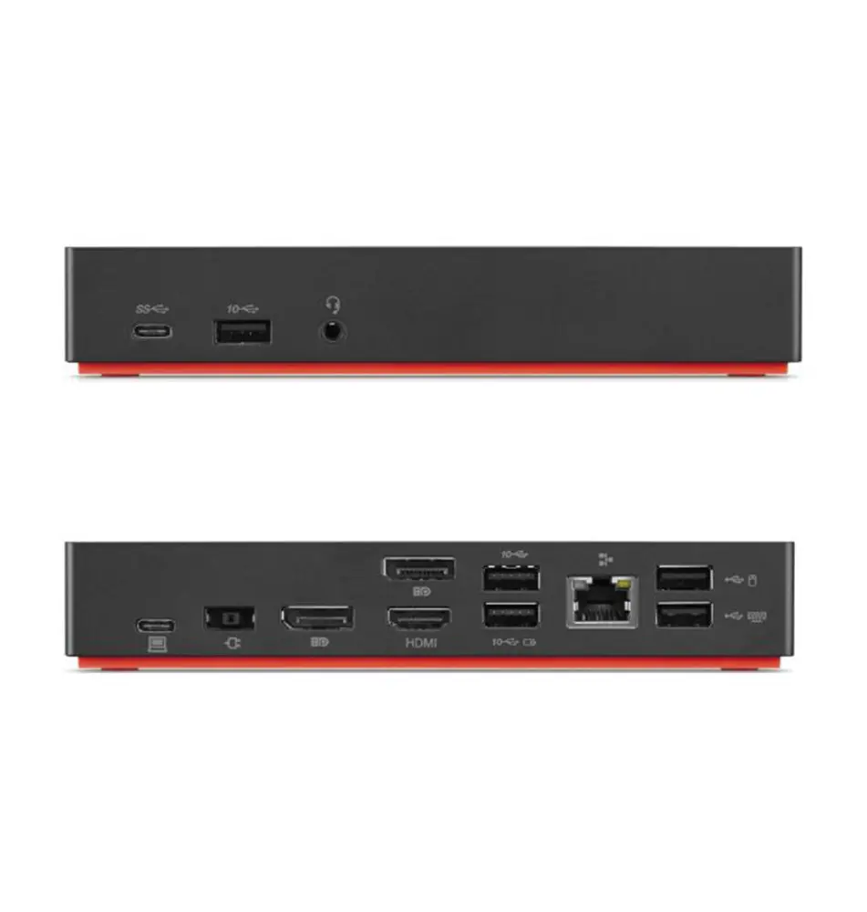 Docking Station ORIGIN STORAGE 40AF0135EU (USB-C DisplayPort HDMI USB RJ-45 3,5mm - 135W - Cinzento Vermelho)