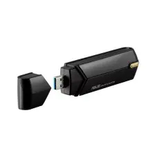 Adaptador de Rede ASUS USB-AX56 (USB Wi-Fi - 1775Mbit s - Preto Dourado)
