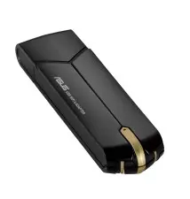 Adaptador de Rede ASUS USB-AX56 (USB Wi-Fi - 1775Mbit s - Preto Dourado)