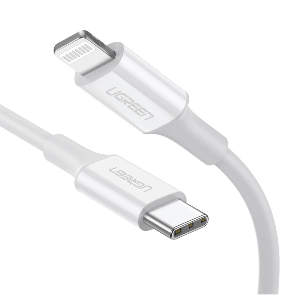 Cabo UGREEN UG10493 (USB-C Lightning - 480Mbit s - 1m)