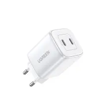 Carregador UGREEN Nexode UG15327 (USB-C 2x - 45W - Branco)