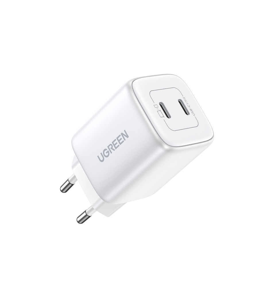 Carregador UGREEN Nexode UG15327 (USB-C 2x - 45W - Branco)