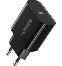 Carregador UGREEN UG10191 (USB-C - 20W - Preto)