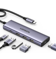 Docking Station UGREEN UG15596 (USB-A USB-C RJ-45 SD HDMI - 100W - 5Gbit s)