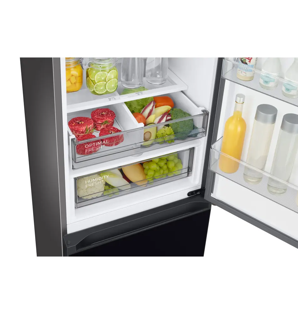 Frigorífico Combinado SAMSUNG RB38C7B6D22 EF (Independente - 390L - Preto)