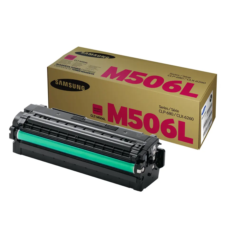 Toner SAMSUNG CLT-M506L (Laser - 3500 páginas - Magenta)