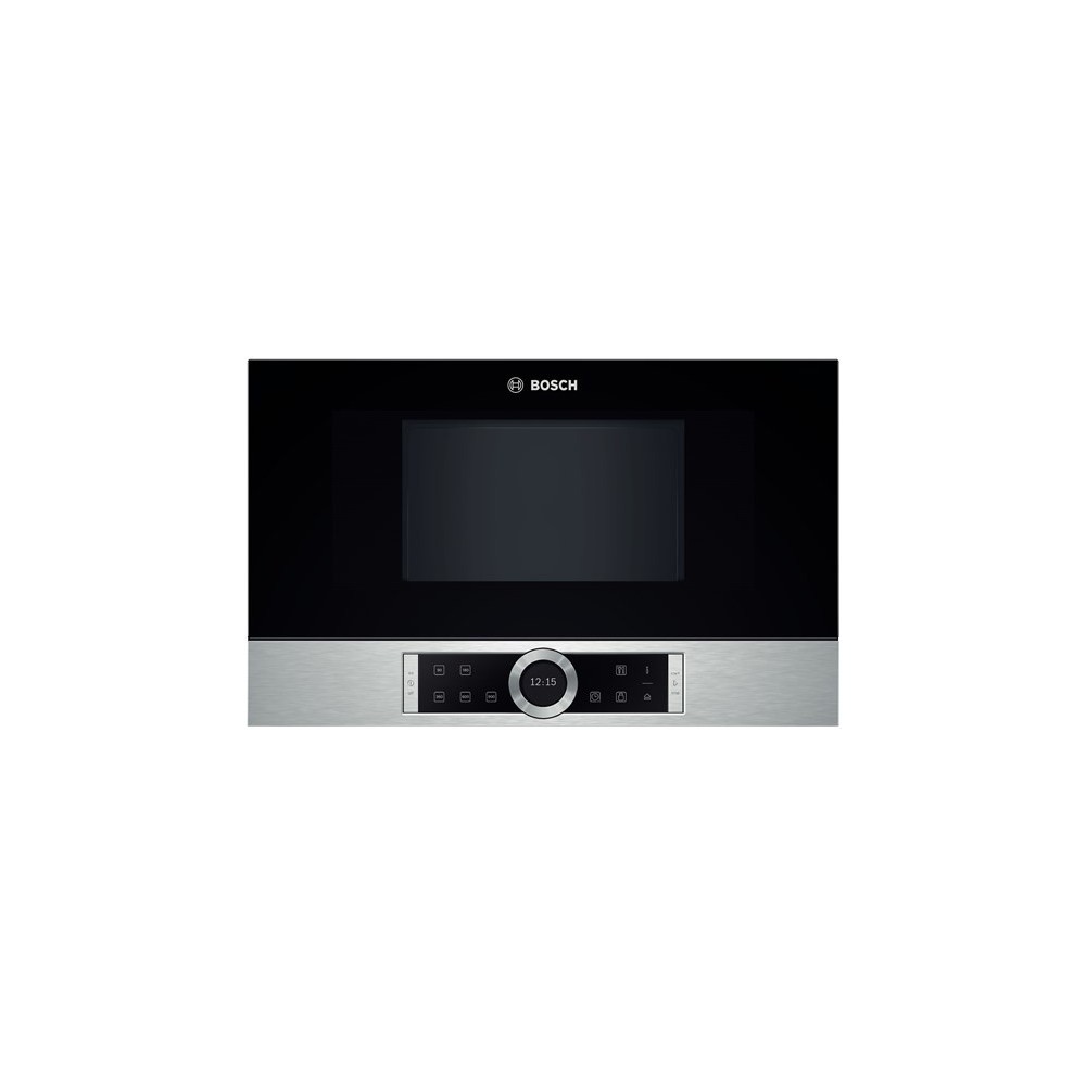 Bosch BFL634GS1 microondas Aço inoxidável Embutido 21 l 900 W