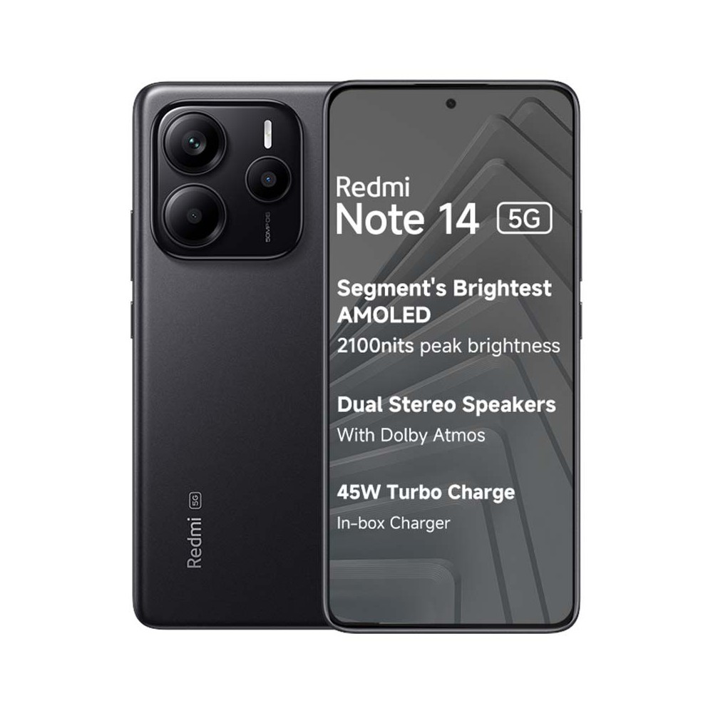 Smartphone Xiaomi Redmi Note 14 5G 6GB/128GB (Preto)