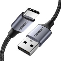 Ugreen 60126 cabo USB 1 m USB C USB A Preto, Cinzento