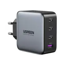 Carregador Ugreen 100W Triple USB-C e USB-A (Preto)