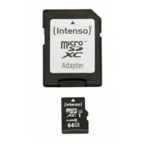 Cartão MicroSD Intenso Premium Class 64GB