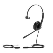 Yealink YHS34 Lite Mono Auscultadores Com fios Fita de cabeça Escritório Call center Preto