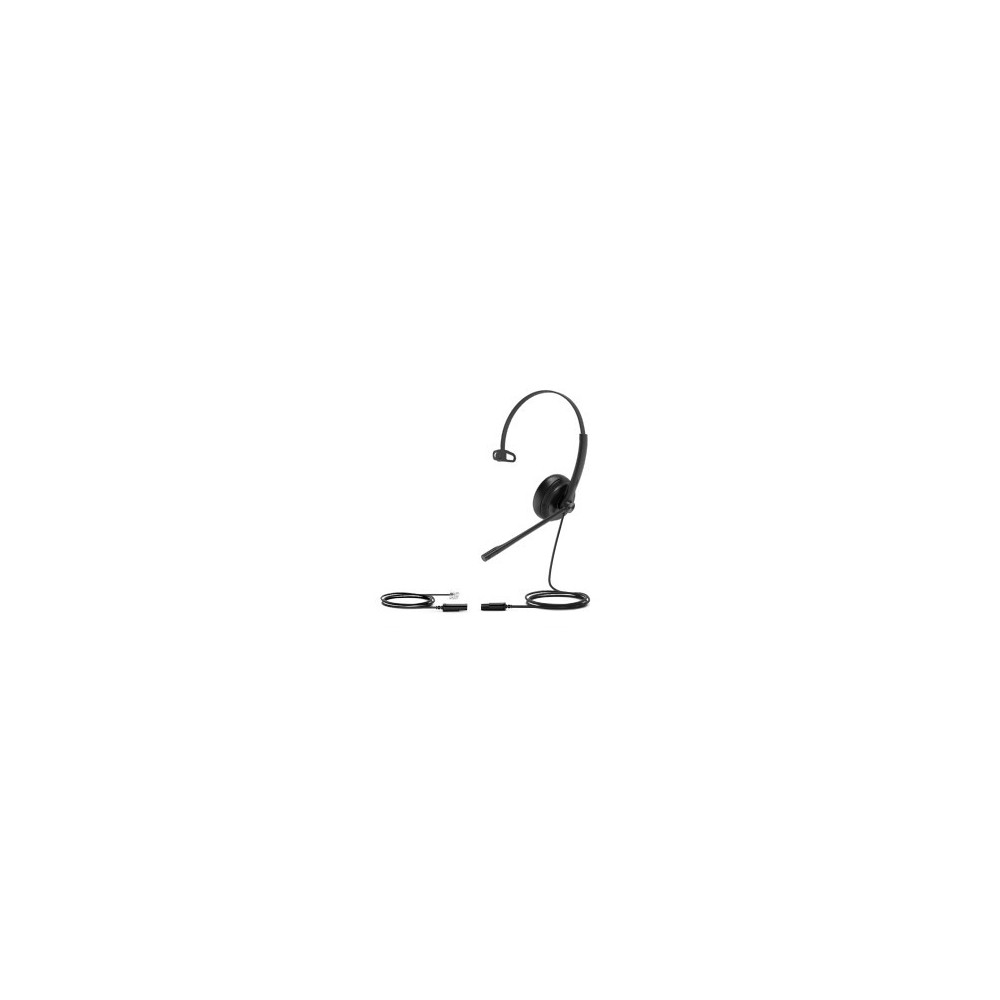 Yealink YHS34 Lite Mono Auscultadores Com fios Fita de cabeça Escritório Call center Preto Yealink YHS34 Lite Mono Auscultadores Com fios Fita de cabeça Escritório Call center Preto