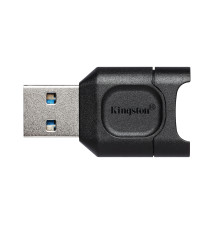 Leitor de Cartões KINGSTON TECHNOLOGY MobileLite Plus (USB-A - MicroSD - Preto)