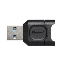 Leitor de Cartões KINGSTON TECHNOLOGY MobileLite Plus (USB-A - MicroSD - Preto)