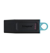 Pen Drive KINGSTON TECHNOLOGY DataTraveler Exodia (64GB - USB-A - Preto)