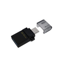 Pen Drive KINGSTON TECHNOLOGY DataTraveler microDuo3 G2 (64GB - microUSB - Preto)