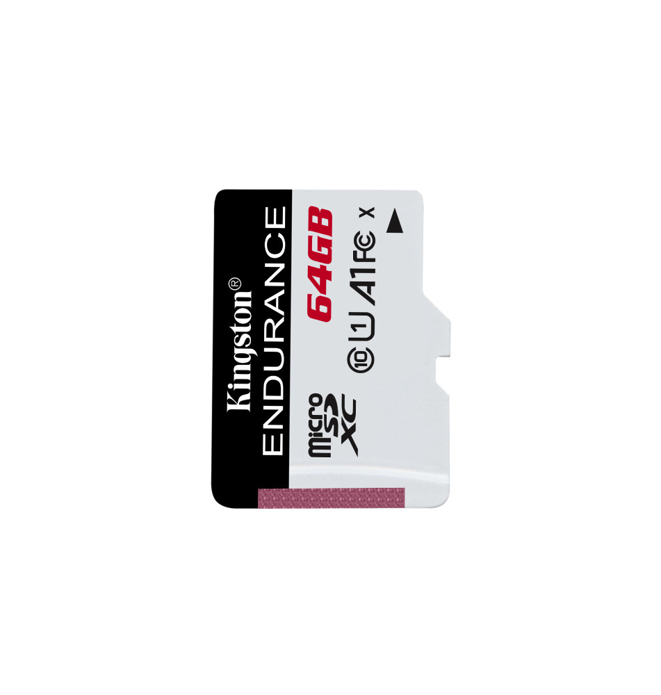Cartão de Memória MicroSD KINGSTON TECHNOLOGY High Endurance (64GB - Classe 10 - 95MB s)