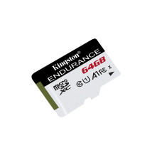 Cartão de Memória MicroSD KINGSTON TECHNOLOGY High Endurance (64GB - Classe 10 - 95MB s)