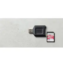Leitor de Cartões KINGSTON TECHNOLOGY MobileLite Plus (USB-A - SD - Preto)