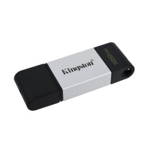 Pen Drive KINGSTON TECHNOLOGY DataTraveler 80 (128GB - USB-C - Prateado)