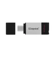 Pen Drive KINGSTON TECHNOLOGY DataTraveler 80 (64GB - 200MB s - Preto)