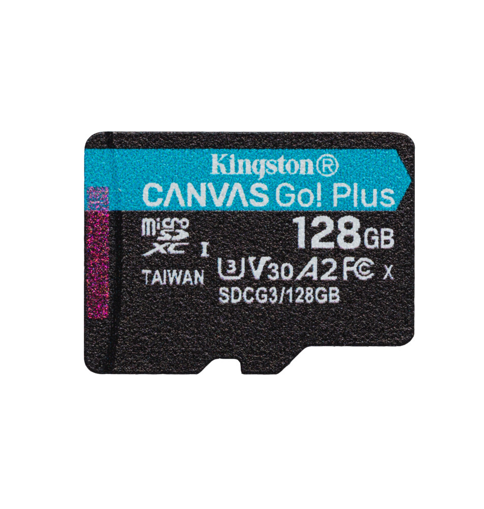 Cartão de Memória Micro SD KINGSTON TECHNOLOGY Canvas Go! (128GB - Classe 10 - 170MB s)