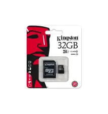 Cartão de Memória MicroSD KINGSTON TECHNOLOGY (32GB - Classe 10 - 45MB s)