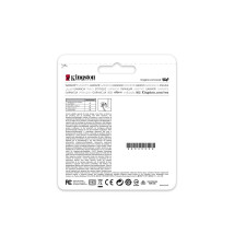 Cartão de Memória MicroSD KINGSTON TECHNOLOGY (32GB - Classe 10 - 45MB s)
