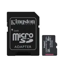 Cartão de Memória MicroSD KINGSTON TECHNOLOGY Industrial (16GB - Classe 10 - V30)