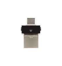 Pen Drive KINGSTON TECHNOLOGY DataTraveler microDuo (64GB - USB-A Micro-USB - Preto)