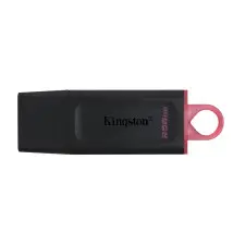 Pen Drive KINGSTON TECHNOLOGY DataTraveler Exodia (256GB - USB 3.2 - Preto Rosa)
