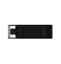 Pen Drive KINGSTON TECHNOLOGY DataTraveler 70 (256GB - 200MB s - Preto)