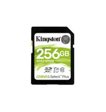 Cartão de Memória SD KINGSTON TECHNOLOGY Canvas Select Plus (256GB - Classe 10 - 100MB s)