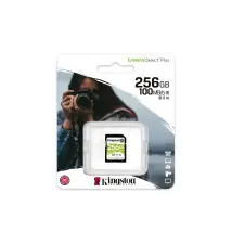 Cartão de Memória SD KINGSTON TECHNOLOGY Canvas Select Plus (256GB - Classe 10 - 100MB s)