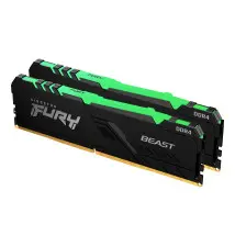 Memória RAM KINGSTON FURY Beast RGB 2x 8GB (DDR4 - 3600MT s -288-pin DIMM)