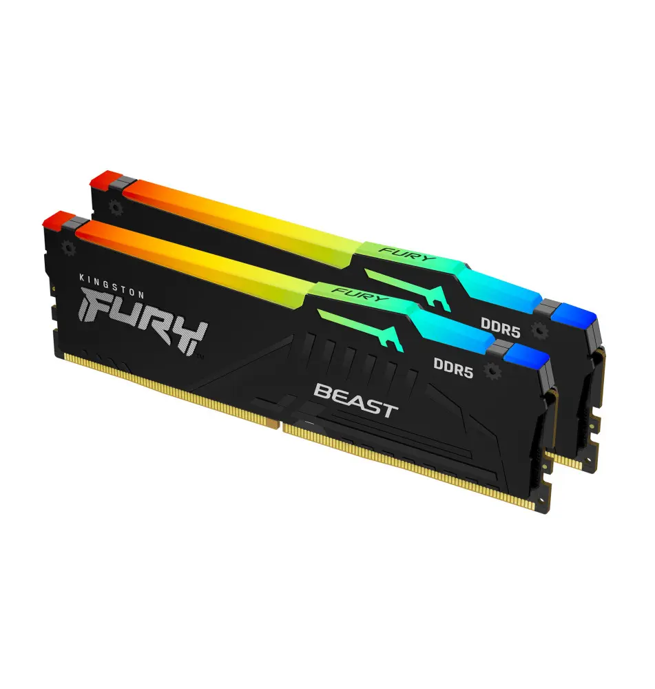Memória RAM KINGSTON FURY Beast RGB 2x 16GB (DDR5 - 5200 MT s - 288-pin DIMM)