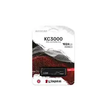 Disco SSD KINGSTON TECHNOLOGY KC3000 1TB (M.2 - 7000MB s - PCI Express 4.0)