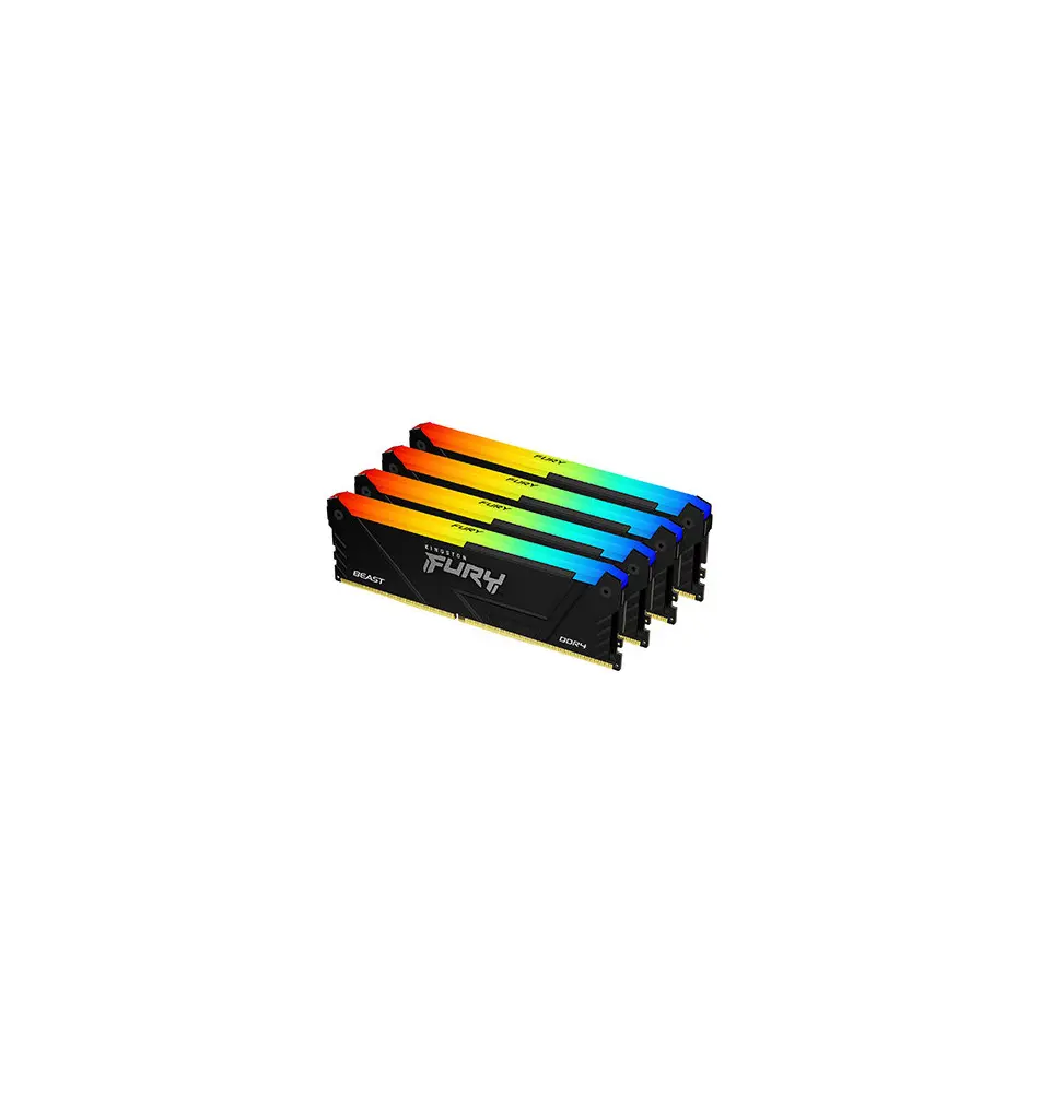 Memória RAM KINGSTON FURY Beast RGB 4x 8GB (DDR4 - 3600MT s - 288-pin DIMM)