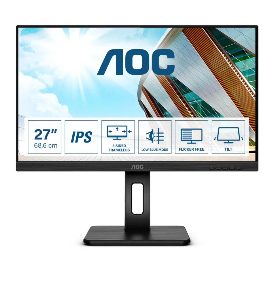 Monitor AOC Q27P2Q 27'' (4ms - 75Hz - IPS)